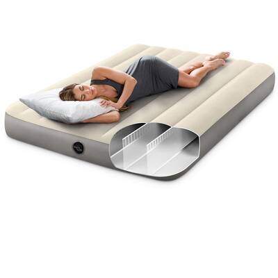 intex 64708 Tek Katlı Tek Kişilik Şişme Yatak Queen Deluxe - 1