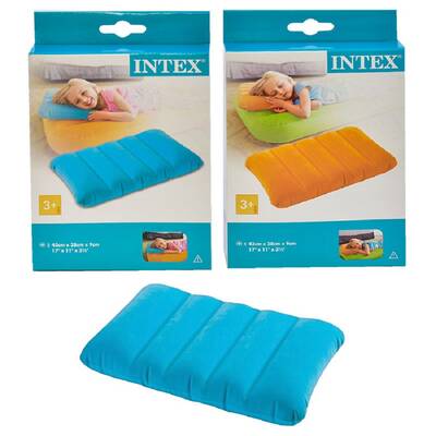 intex 68676 İntex Şişme Yastık Renkli 43X28X9 Cm - 1