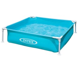 Intex Mini Prefabrik Sabitleme Destekli Kare Havuz 122x122x30 Cm - İntex