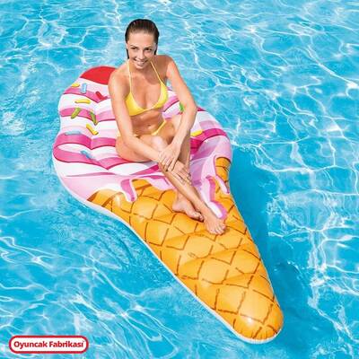 intex Şişme Külahlı Dondurma Deniz Yatagı 178 X 77 Cm - 1