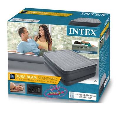 İntex Şişme Yatak Çift Kişilik Elektrikli Queen Essential Rest 64140 - 2