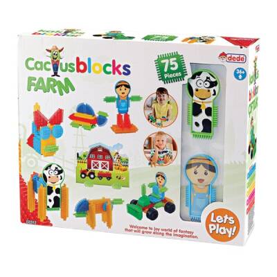 Kaktüs Bloklar Çiftlik (75 Parça) - 1