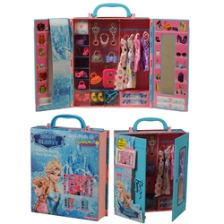 Kayyum Oyuncak Snow Beauty Takı ve Kıyafet Gardrobu Çantalı 30 Parça - 2