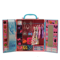 Kayyum Oyuncak Snow Beauty Takı ve Kıyafet Gardrobu Çantalı 30 Parça - 4