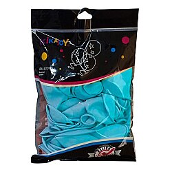 Kikajoy 12 İnç Pastel Bebek Mavi Balon 50 Adet Parti Süsleme Balonu - KİKAJOY