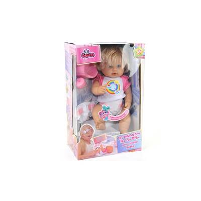 Kıkırdayan ve Altını Islatan Oyuncak Bebek 40 Cm - 3