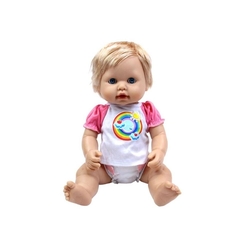 Kıkırdayan ve Altını Islatan Oyuncak Bebek 40 Cm - 4