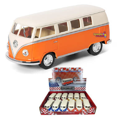 Kinsmart 1962 Volkswagen Classical Bus 1:32 Metal Çek Bırak Araba - 1