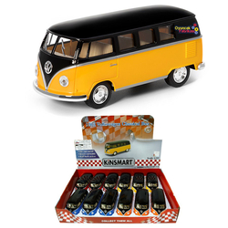 Kinsmart 1962 Volkswagen Classical Bus 1:32 Metal Çek Bırak Araba - 1
