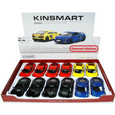 Kinsmart Çek Bırak Araba 2020 Audi R8 Coupe Scale 1:36 - 1