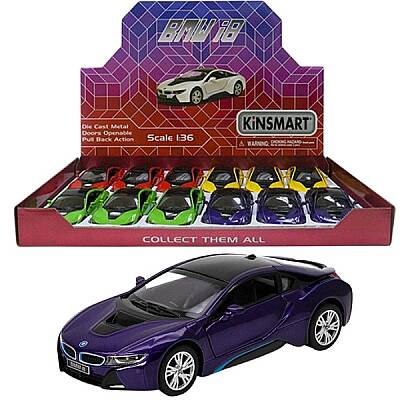 Kinsmart Çek Bırak Araba BMW İ8 - 1