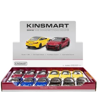 Kinsmart Çek Bırak Araba Bmw M8 Competition Coupe Scale 1/38 - 1