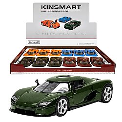 Kinsmart Çek Bırak Koenigsegg CC850 1:34 Metal Model Araba Die Cast Oyuncak - Kinsmart