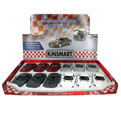 Kinsmart Mercedes Benz SLS AMG 1:36 Metal Çek Bırak Araba - 2