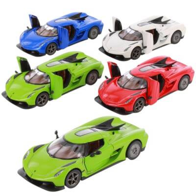 Kinsmart Metal Çek Bırak Araba Koenigsegg Jesko Absolut 1/36 Ölçekli - 1