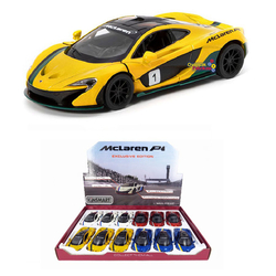 Kinsmart Metal Çek Bırak Araba Mc Laren P1 (Modifiyeli)Şeritli - 1