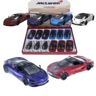 Kinsmart Metal Çekbırak Araba McLaren 720S - 1