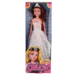 Kutulu 29 Cm Gelinlikli Taçlı Manken Bebek - Vardem Oyuncak