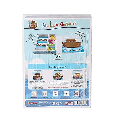 Manyetik Nuhun Gemisi Kutu Oyunu Süper Zeka 3+ Yaş - 2