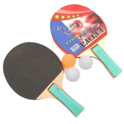 Masa Tenisi Seti 2 Masa Tenisi Raketi+3 Pinpon Topu - Can Spor