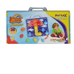 Matrax Eğitici Oyuncak Sihirli Düğmeler Junior 30 Parça - Matrax
