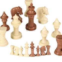 Miajima Ahşap Satranç Takımı Seti Ceviz Desenli Model - 4