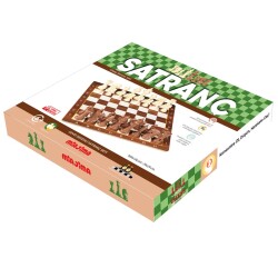 Miajima Ahşap Satranç Takımı Seti Ceviz Desenli Model - 5