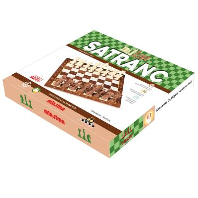 Miajima Ahşap Satranç Takımı Seti Ceviz Desenli Model - 5