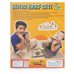 Miajima Eğitici Click Clack Puzzle Harfler ve Rakam Seti 156 Parça - 2