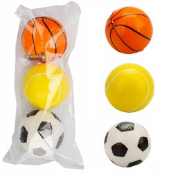 Miajima El Egzersiz Topu Stres Topu 3'lü Set 6 cm - Oem