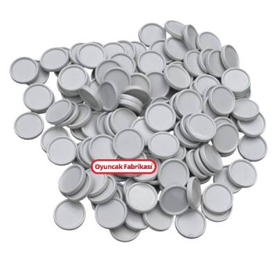 Miajima Kutu Oyunları Oyun Taşı Oyun Piyonu Yuvarlak Düz 28 mm 100 Adet - 3
