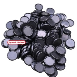 Miajima Kutu Oyunları Oyun Taşı Oyun Piyonu Yuvarlak Düz 28 mm 100 Adet - 5