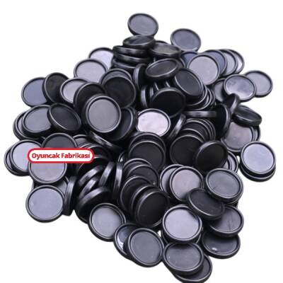 Miajima Kutu Oyunları Oyun Taşı Oyun Piyonu Yuvarlak Düz 28 mm 100 Adet - 5