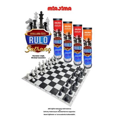 Miajima Rulo Satranç Takımı Taşıma Çantalı Kapaklı - 1