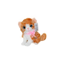 Miyavlayan Oyuncak Peluş Kedi 25 Cm - 2