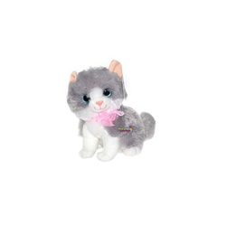 Miyavlayan Oyuncak Peluş Kedi 25 Cm - 3