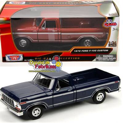 Motormax Model Araba 1:24 1979 Ford F-150 Custom - 1