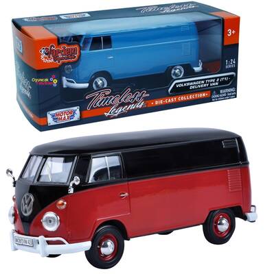 Motormax Model Araba 1:24 Volkswagen Type 2 T1 Delivery Van - 2