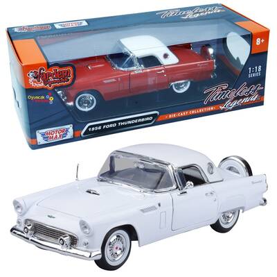 Motormax Model Araba 1:18 1956 Ford Thunderbird Diecast - 1