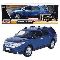 Motormax 1:18 2015 Ford Explorer XLT Die Cast Model Araba Koleksiyonluk Metal Araba - Motor Max