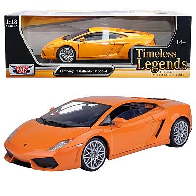 Motormax 1:18 Lamborghini Gallardo LP560-4 Die Cast Metal Model Araba Açılabilir Kapılar Koleksiyonluk - 1