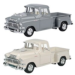 Motormax 1:24 1957 GMC Blue Chip Pickup Model Araba - Motor Max