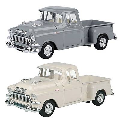 Motormax 1:24 1957 GMC Blue Chip Pickup Model Araba - 1