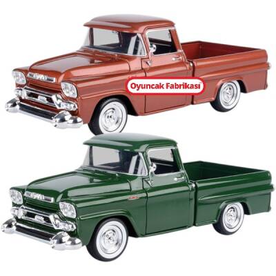 Motormax Model Araba 1:24 1958 Gmc 100 Wideside Pickup MM-79385 - 1