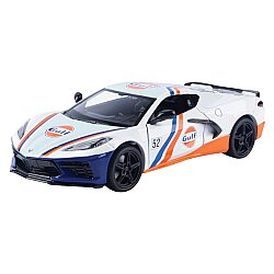 Motormax 1:24 2020 Chevrolet Corvette C8 Gulf Tasarımlı Model Araba - Motor Max