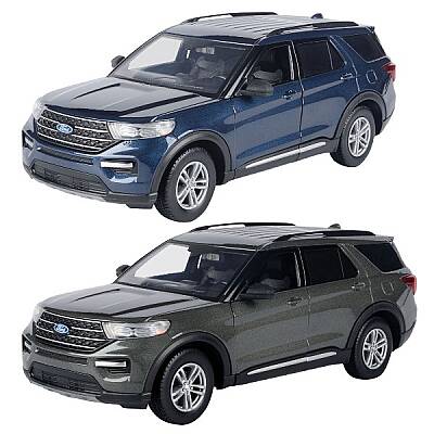 Motormax 1:24 2022 Ford Explorer XLT Die Cast Metal Model Araba Açılır Kapılar Koleksiyon Aracı - 1