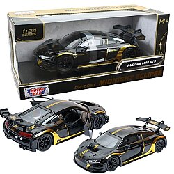 Motormax 1:24 Midnight Eclipse Audi R8 LMS GT3 Metal Model Araba - Motor Max