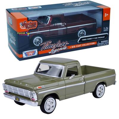 Motormax Model Araba1:24 Model Araba 1:24 Ford F-100 Pickup - 1