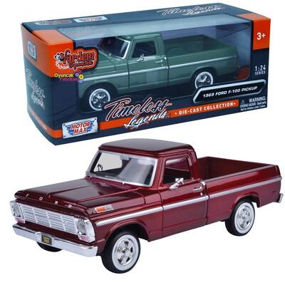 Motormax Model Araba1:24 Model Araba 1:24 Ford F-100 Pickup - 2