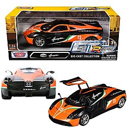 Motormax 1:24 Pagani Huayra GT Racing Metal Model Araba - Motor Max